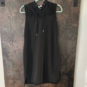 Cable& Gauge  Black Sleeveless Hoodie Dress / tunic size M